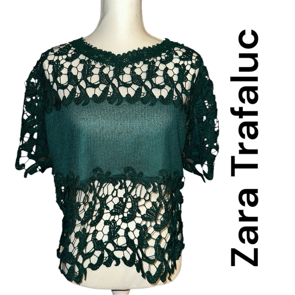 Zara Green Blouse